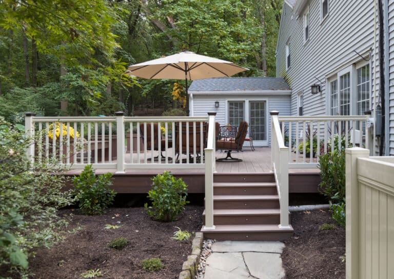 backyard deck