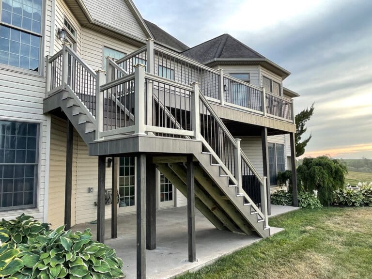 dark gray deck