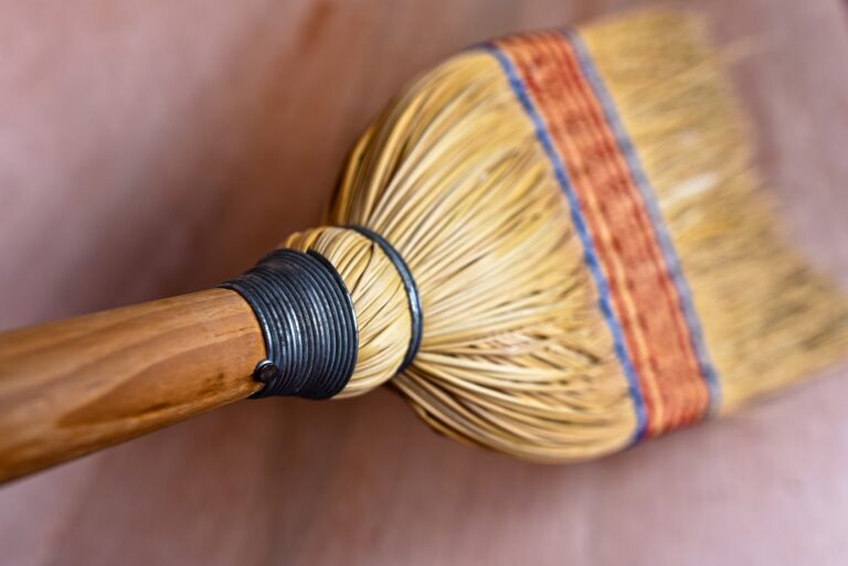 how to clean composite decking broom