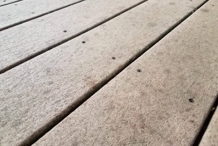 how to clean a composite deck deck cracks