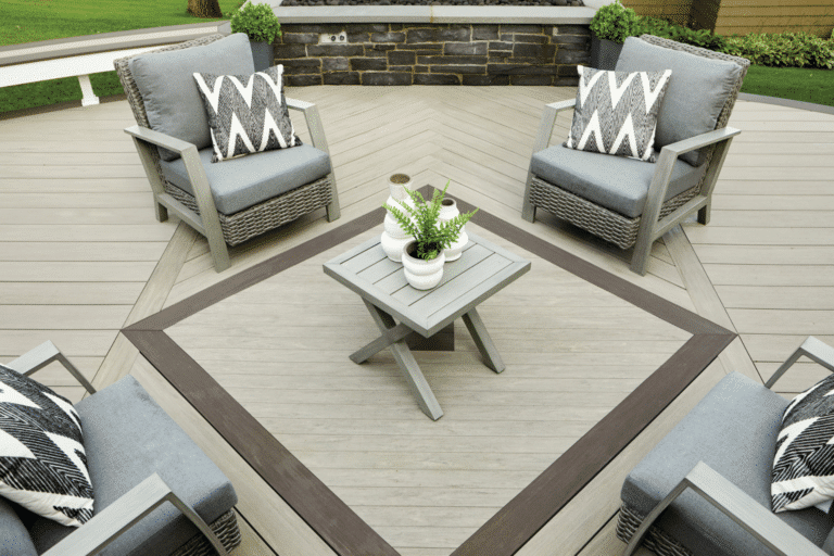 cool wood composite decking design