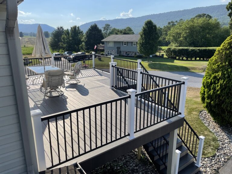 a deck installed by deck builders in columbia pa
