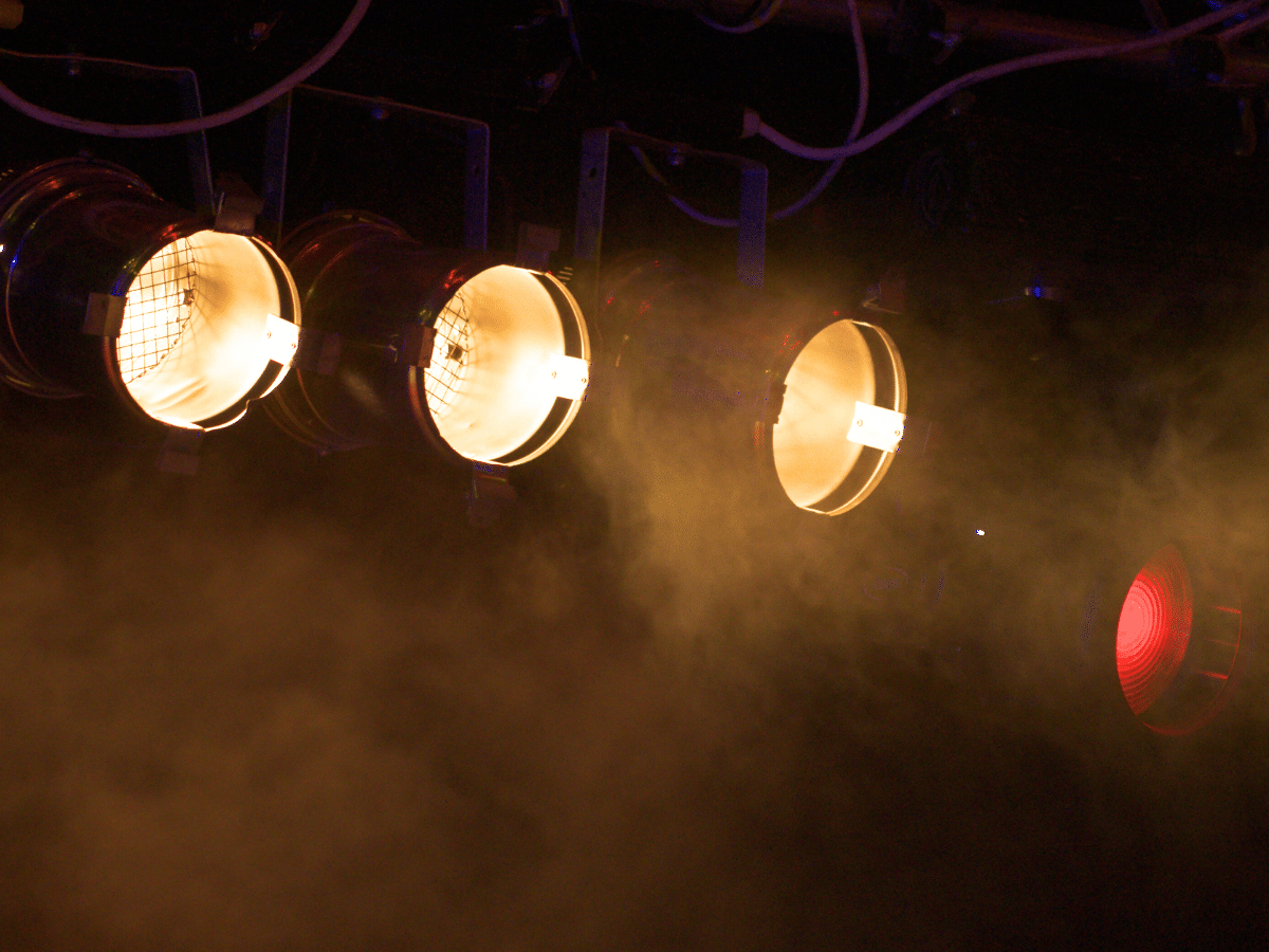 Floodlights to light your backyard deck space