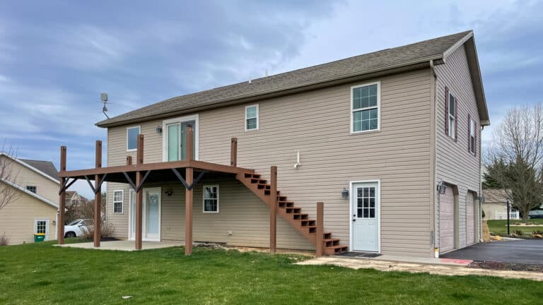 Before Photo of New Deck and Patio Project in Mt Holly Springs, PA