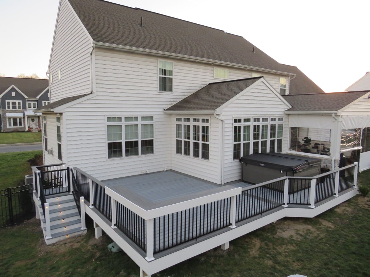 trex deck builder near pottsville large