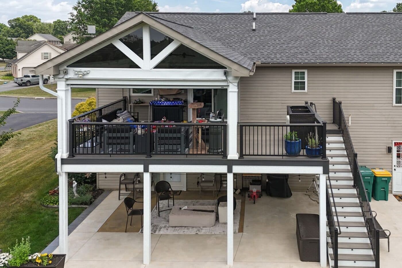 Deck project completed by Upper Dauphin Vinyl Products