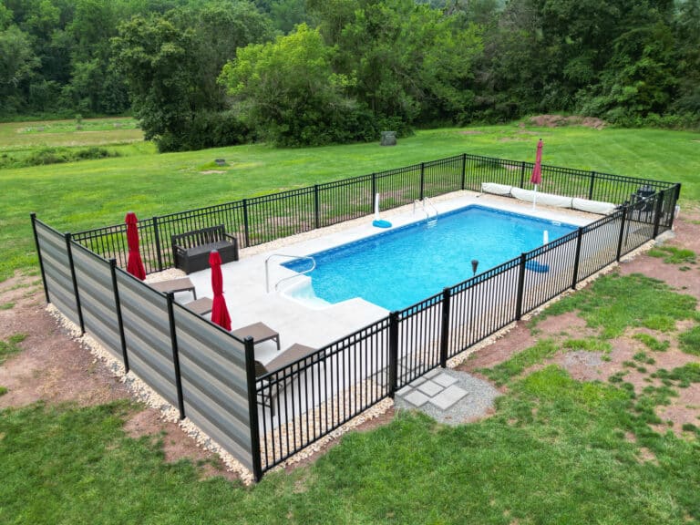 aluminum pool fence