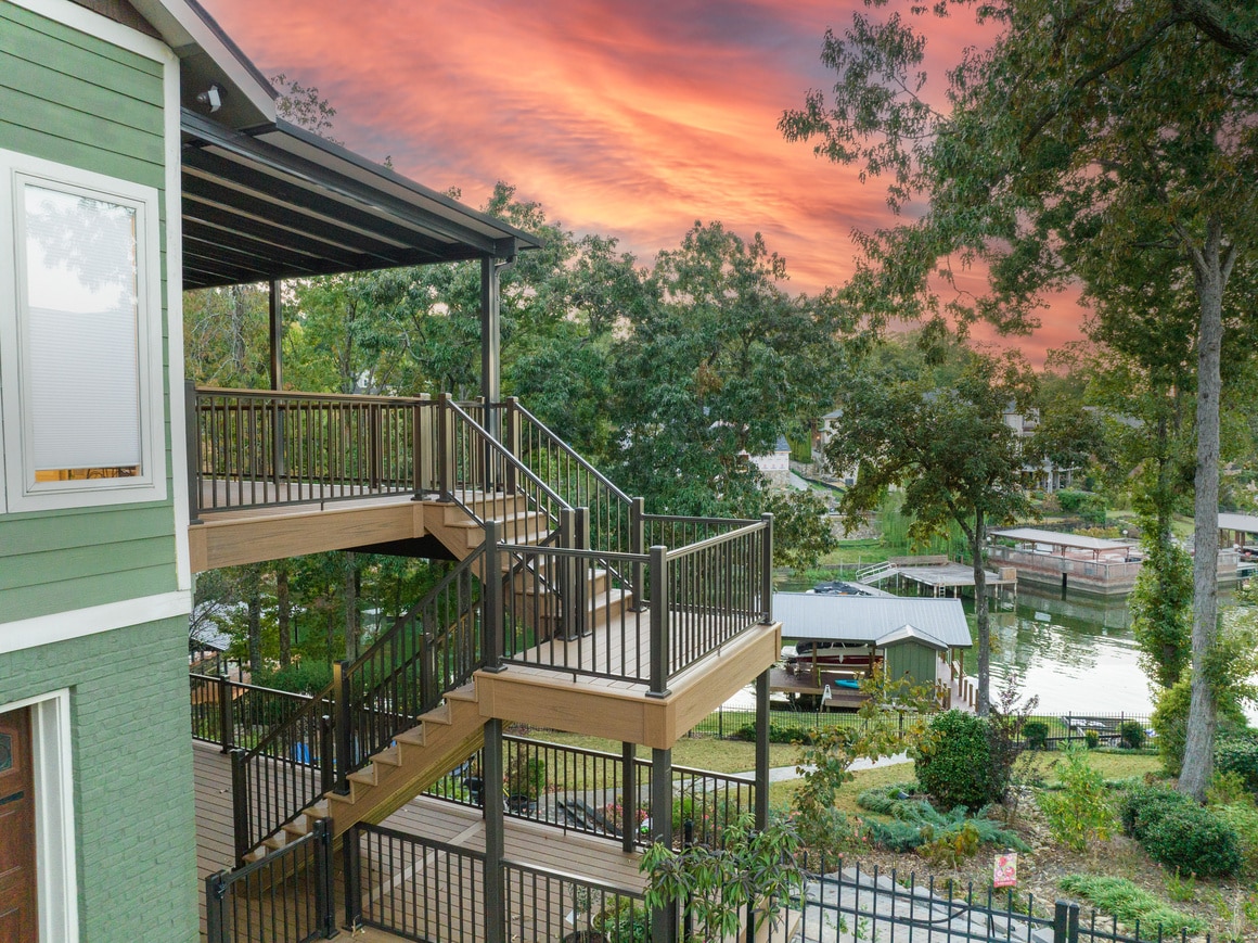 american series aluminium deck railing