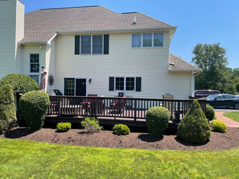 before deck rebuild in Danville