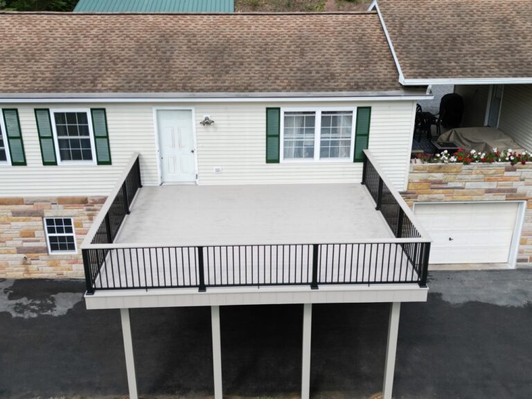 vinyl deck built in elizabethville