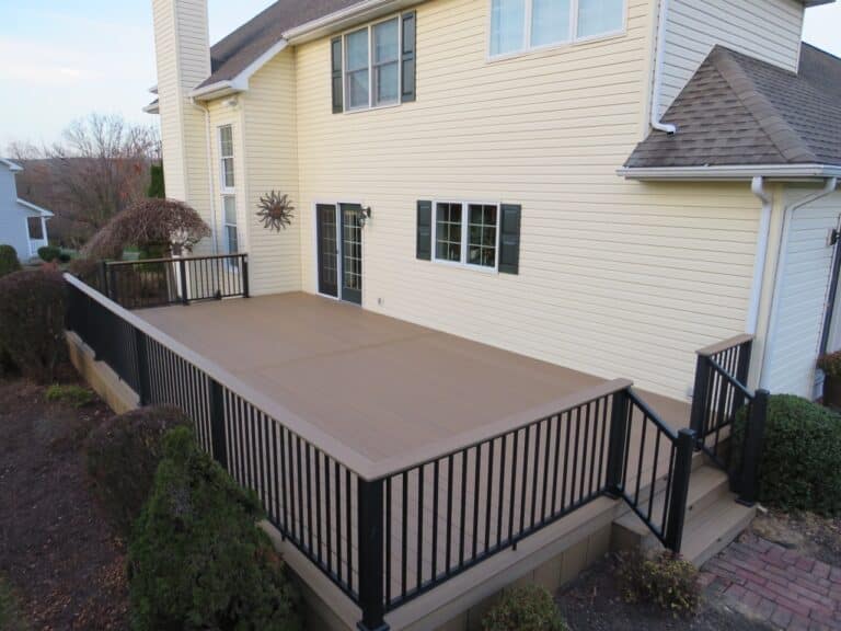 finished deck rebuild in Danville pa