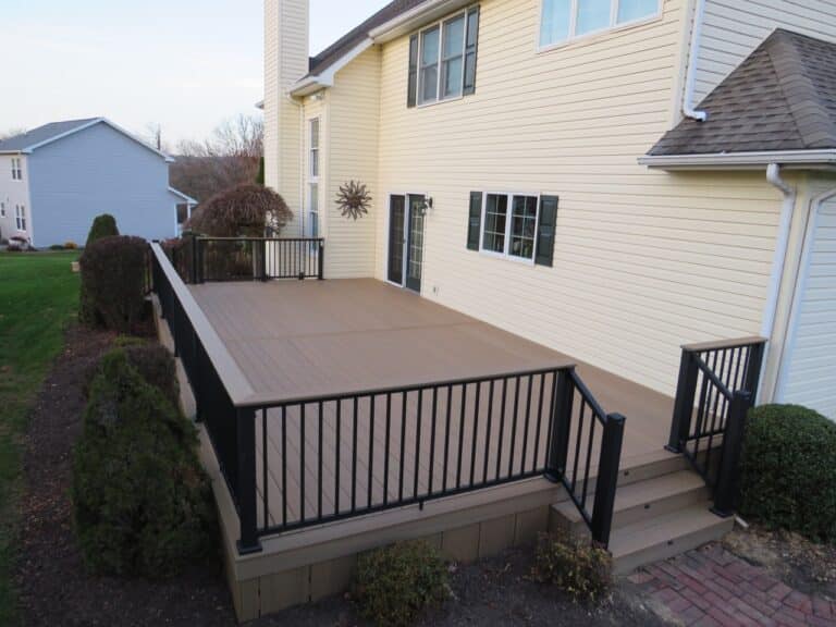 deck rebuild in Danville beautiful view