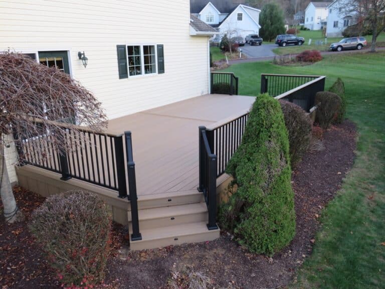 treated wood deck rebuild in Danville