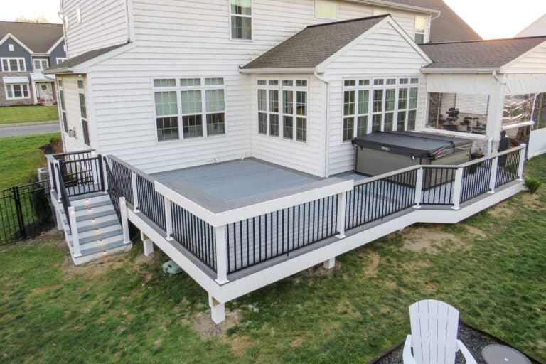 deck replacement in gettysburg with hottub