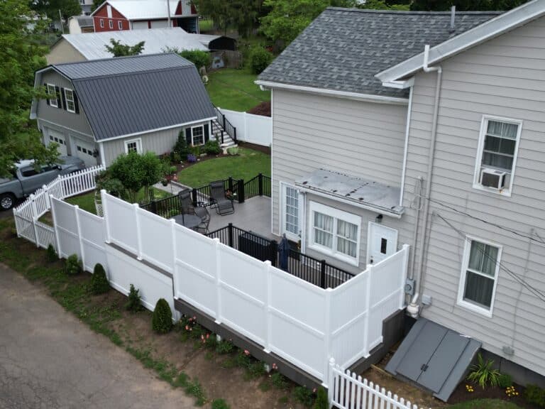 new multi level deck and fence renovation in pa