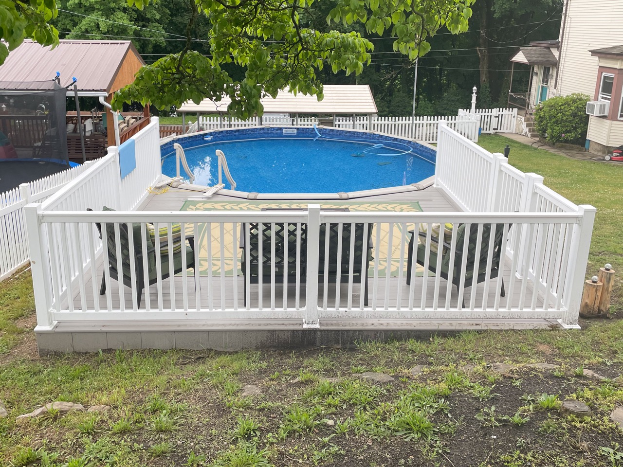 Pool Deck Railing In Pottsville