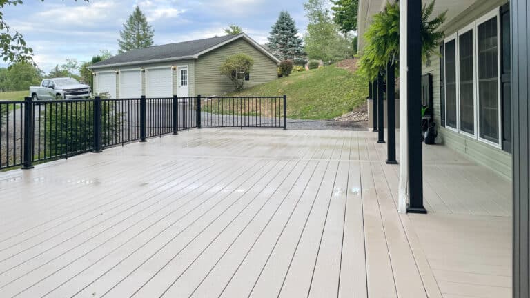vinyl deck construction