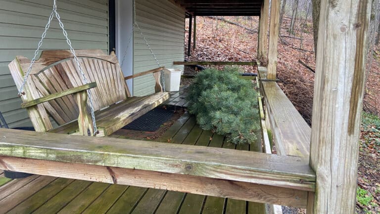 before deck construction