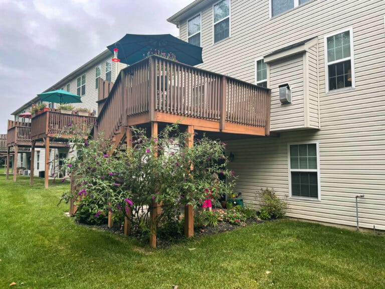 vinyl deck replacement old deck