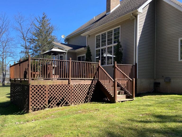 old deck in Conyngham