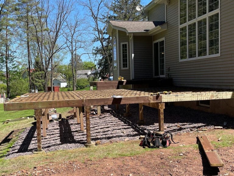 Deck Foundation In Conyngham