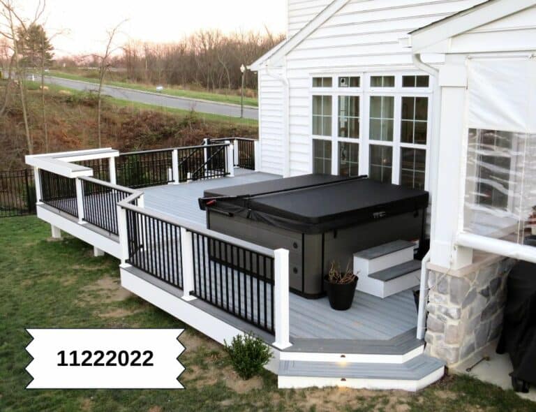 completed trex deck