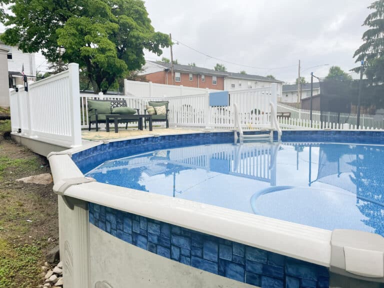 pool deck build