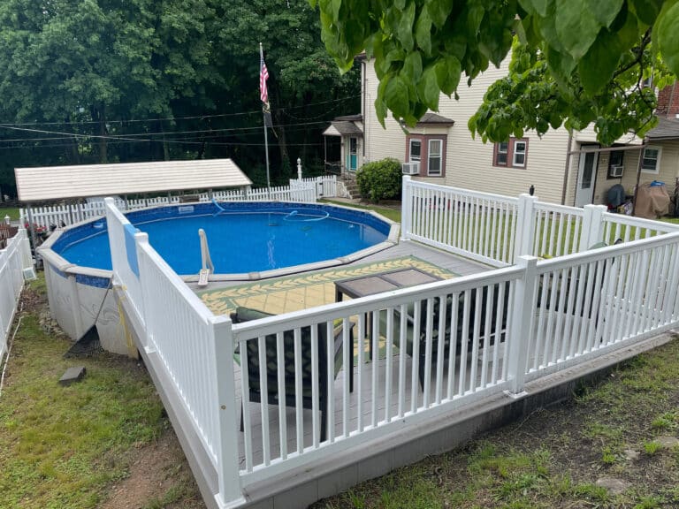 pottsville pa pool deck