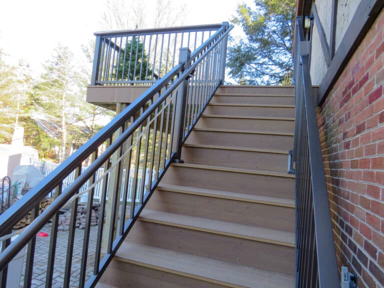 sinking deck replacement with stairs in harrisburg